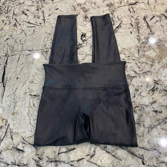 Spanx Faux Leather Leggings Black‎ Size Medium - Picture 5 of 9